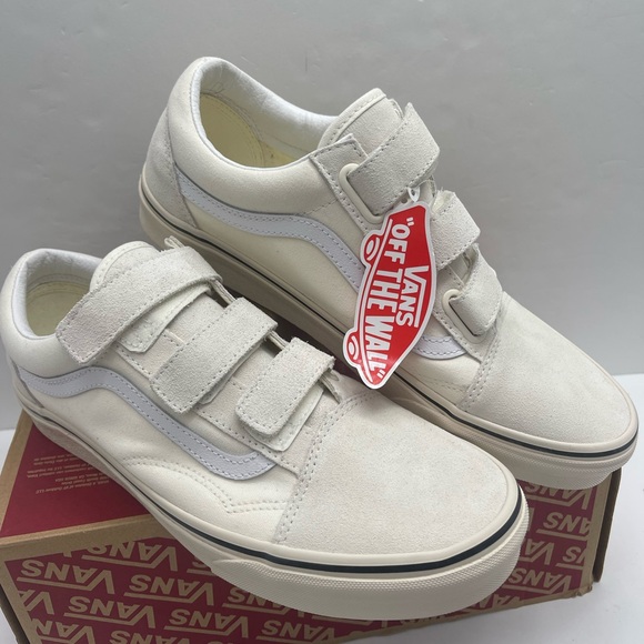 Vans Mn Cream Vans Old Skool Velcro 
Marshmallow/Turtledove
VN0A3D29R2S Sneakers - Picture 8 of 16